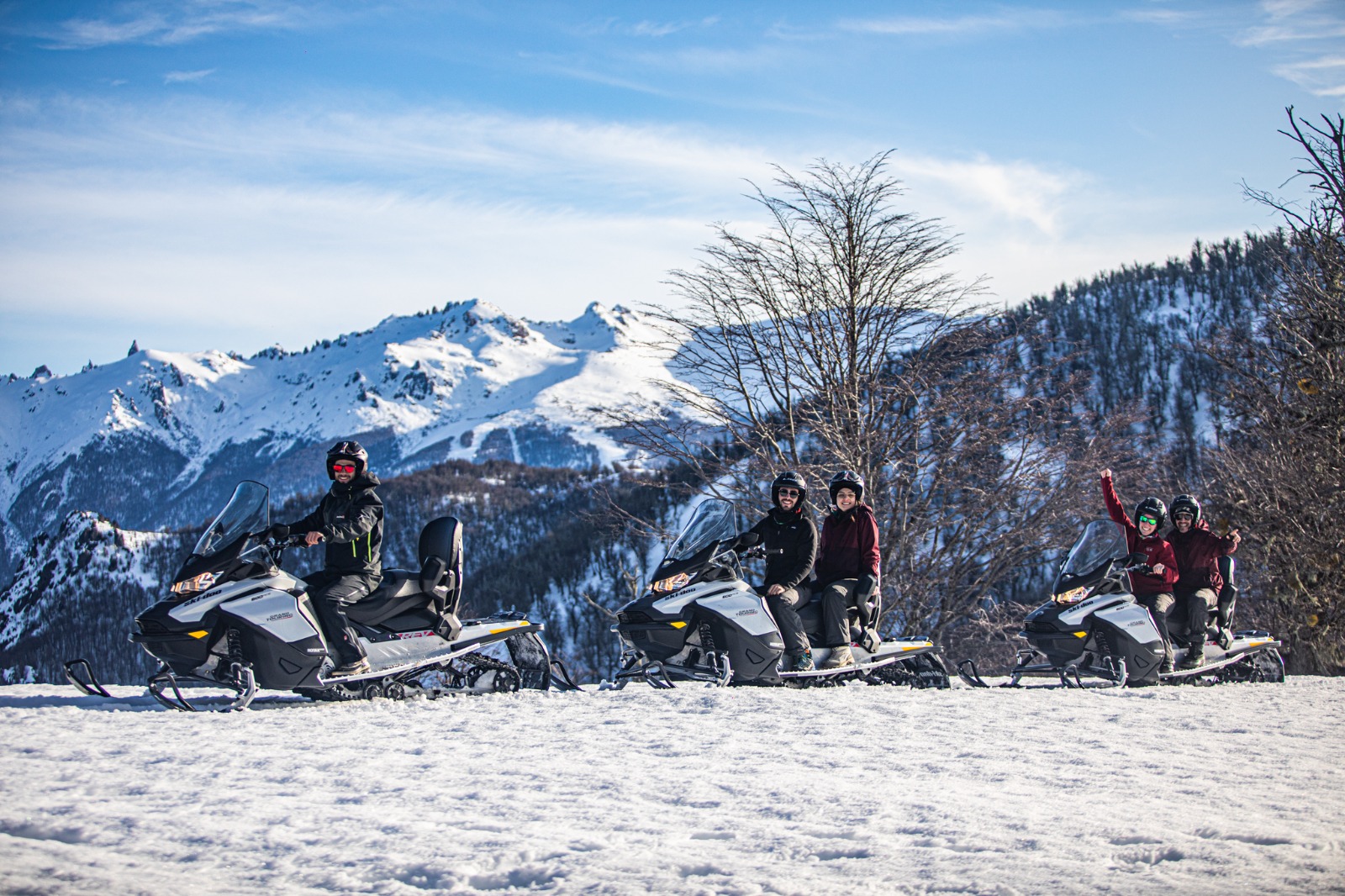 Circuito en Moto de Nieve en Catedral 2