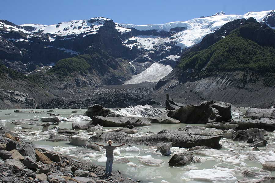 Cerro Tronador con Cascada de los Alerces 2